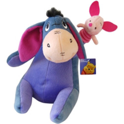 Eeyore with Piglet puppet Soft Toy 12inch