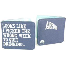 Airplane Wallet. Wrong Week To Quit Drinking