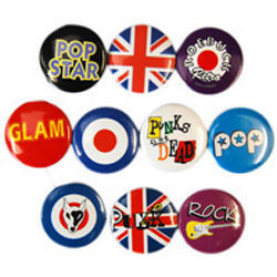 Music Pin Badge Set