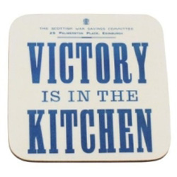 Victory is in the Kitchen - war coaster