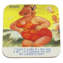 Bamforth coaster - I don�t care if I do sag���