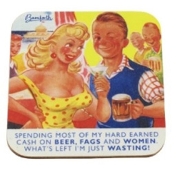 Bamforth coaster - Spending my hard earned cash���