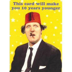 Tommy Cooper Birthday Card