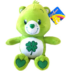 Care Bears Soft Toy. Good Luck Care Bear 12 inch Soft Toy