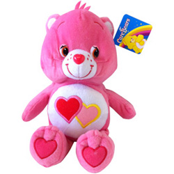 Care Bears Soft Toy. Love a Lot Care Bear 12 inch Soft Toy
