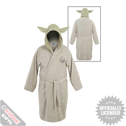 Star Wars Yoda bathrobe dressing gown - Luxury version. Great gift for him her
