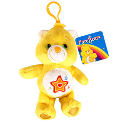 Superstar Care Bear Beanie Bag Clip 6 inch