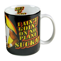 Mr T mug. A-Team Shut up fool mug 